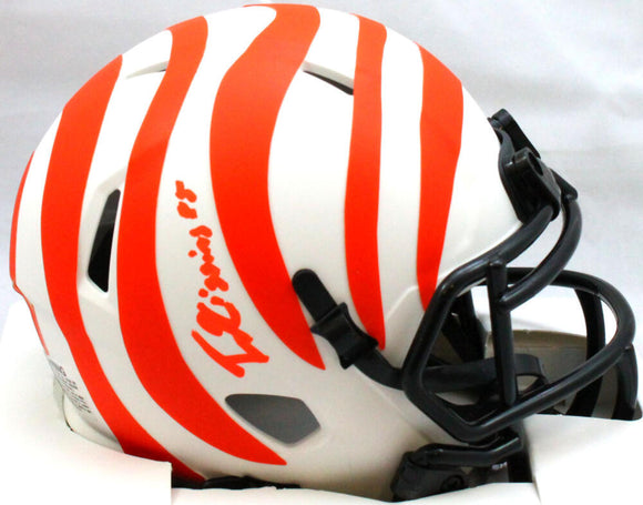 Tee Higgins Autographed Cincinnati Bengals Lunar Mini Helmet