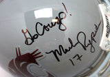 Mark Rypien Autographed Washington State Schutt Mini Helmet w/ Insc-Beckett W Hologram *Black
