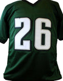 Miles Sanders Autographed Green Pro Style Jersey - JSA W Auth *2 Image 3