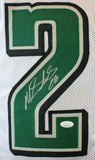 Miles Sanders Autographed White Pro Style Jersey - JSA W Auth *2 Image 2