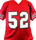 Patrick Willis Autographed Red Pro Style Jersey- Beckett W Hologram *Black