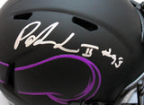 Patrick Jones Autographed Minnesota Vikings Eclipse Speed Mini Helmet- Beckett W Holo *Silver