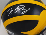 Kwity Paye Autographed Michigan Mini Helmet-Beckett W Hologram *SIlver