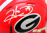 Hines Ward Autographed Georgia Bulldogs Speed Mini Helmet- Beckett W Hologram *White
