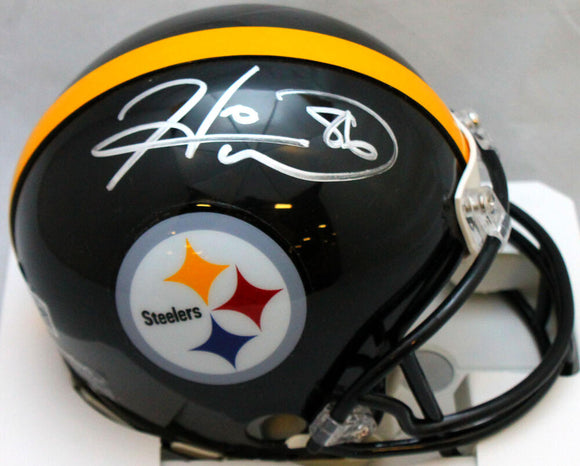 Hines Ward Autographed Pittsburgh Steelers Mini Helmet - Beckett W Hologram *Silver Image 1
