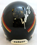 Sebastian Janikowski Autographed Florida State Seminoles Mini Helmet-Beckett W Hologram *Silver