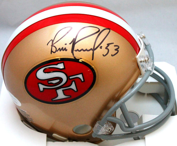 Bill Romanowski Autographed San Francisco 49ers 64-95 T/B Mini Helmet- –  The Jersey Source