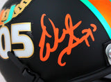 Warren Sapp Autographed Miami Hurricanes Black Traditon Mini Helmet w/ Insc - Beckett W Hologram *Orange