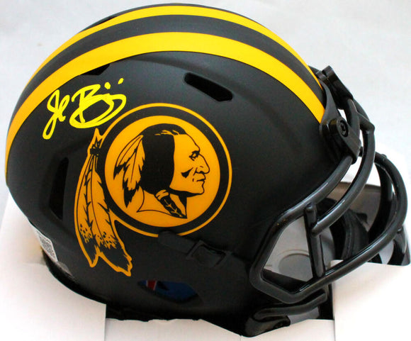 John Riggins Signed Washington Eclipse Speed Mini Helmet- Beckett W Hologram *Yellow