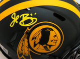 John Riggins Signed Washington Eclipse Speed Mini Helmet- Beckett W Hologram *Yellow