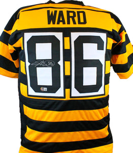 Hines Ward Autographed Pittsburgh Steelers Custom Jersey