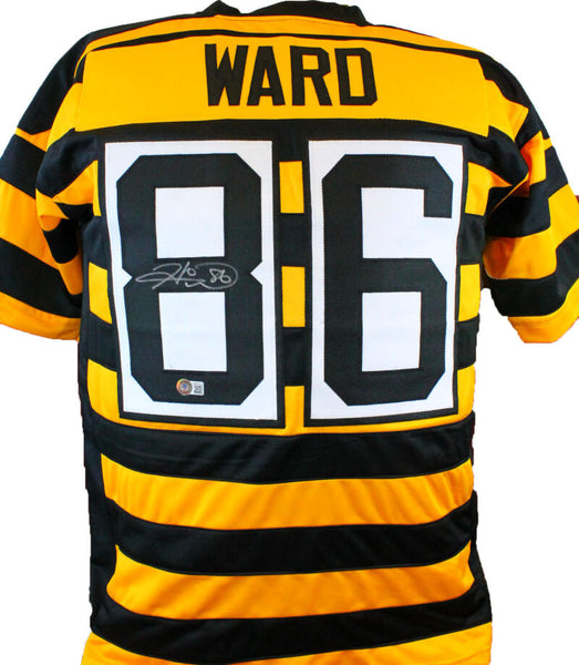 Hines Ward Autographed Bumblebee Pro Style Jersey- Beckett W Hologram – The  Jersey Source