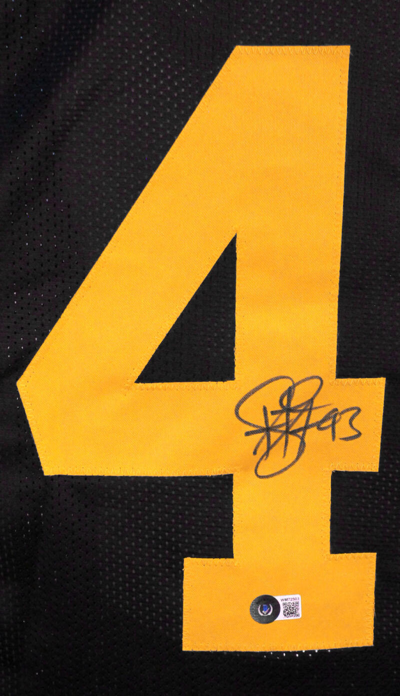 Troy Polamalu Autographed Black/Yellow Pro Style Jersey - Beckett W Ho –  The Jersey Source