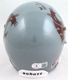 Mark Rypien Autographed Washington State Schutt Mini Helmet w/ Insc-Beckett W Hologram *Black