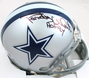 Riddell Randy White Dallas Cowboys Signed Mini Football Helmet