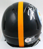 Hines Ward Autographed Pittsburgh Steelers Speed Mini Helmet - Beckett W Hologram *Silver Image 3