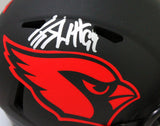JJ Watt Autographed Arizona Cardinals Eclipse Speed Mini Helmet - JSA W Auth *Silver