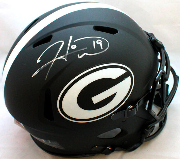 Hines Ward Autographed Georgia F/S Eclipse Speed Authentic Helmet -Beckett W Hologram *Silver