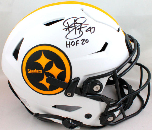 Troy Polamalu Signed Steelers Helmet - The Autograph Source