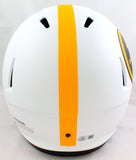 Troy Polamalu Autographed F/S Pittsburgh Steelers Lunar Speed Helmet-Beckett W Hologram *Black