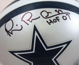 Michael Irvin Autographed Dallas Cowboys Mini Helmet w/HOF-Beckett W Hologram *Black