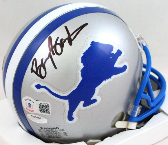 Barry Sanders Autographed Detroit Lions 83-02 Mini Helmet w/HOF-Becket –  The Jersey Source