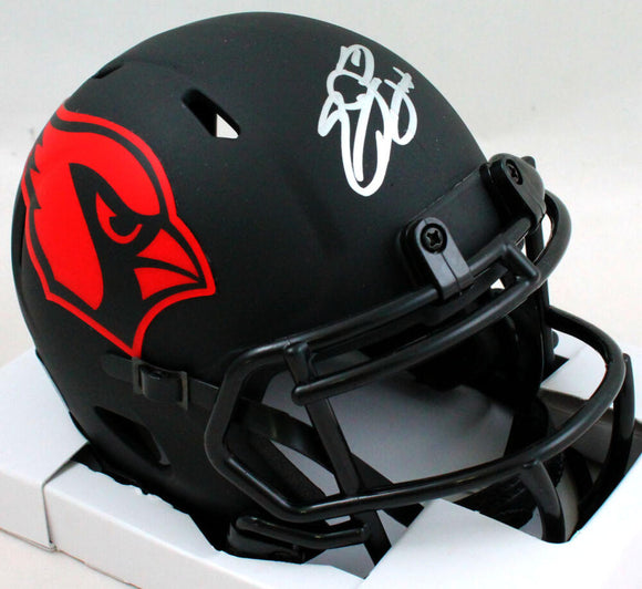 Emmitt Smith Autographed Cardinals Eclipse Speed Mini Helmet- Beckett W Hologram *Silver