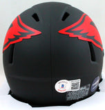 Emmitt Smith Autographed Cardinals Eclipse Speed Mini Helmet- Beckett W Hologram *Silver