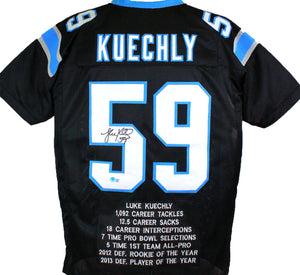 NFL Carolina Panthers Football Luke Kuechly 59 Black Jersey