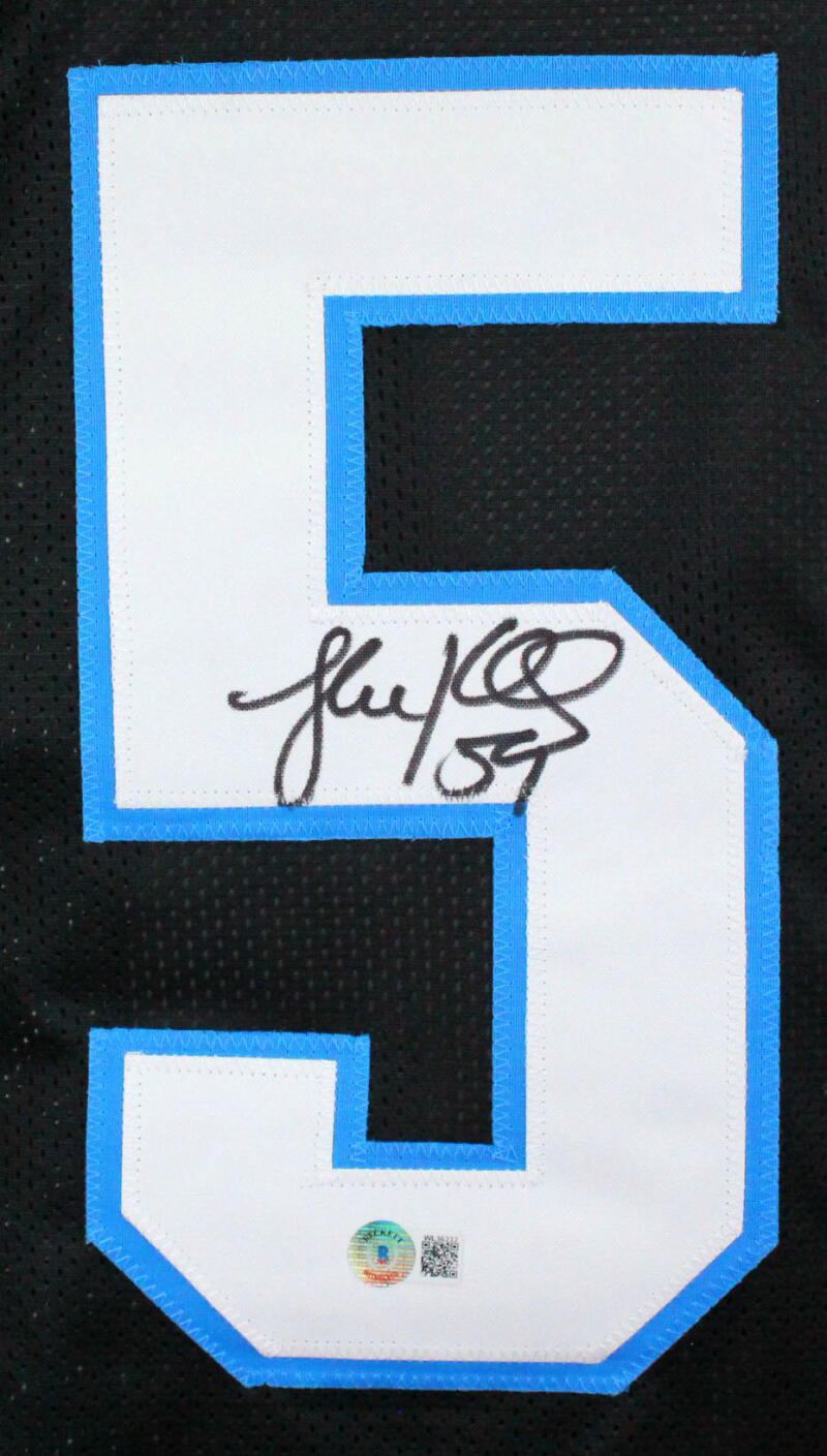 Luke Kuechly Autographed Signed Jersey - Blue - Beckett Authentic