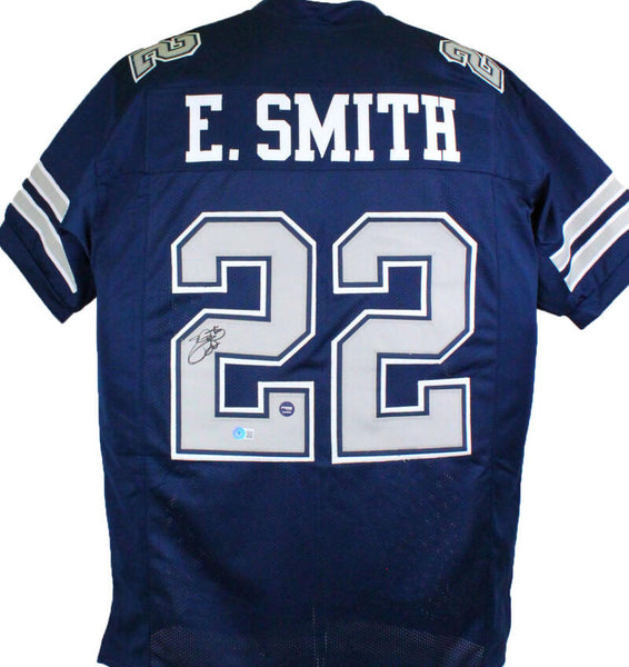 The Jersey Source Emmitt Smith Dallas Cowboys Autographed Nike Salute to Service Limited Player Jersey-Beckett W Hologram *Gold