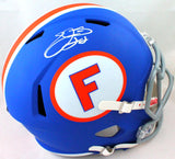 Emmitt Smith Autographed Florida Gators Blue F/S Speed Helmet- Beckett W Hologram *White Image 1