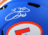 Emmitt Smith Autographed Florida Gators Blue F/S Speed Helmet- Beckett W Hologram *White Image 2