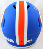 Emmitt Smith Autographed Florida Gators Blue F/S Speed Helmet- Beckett W Hologram *White Image 4