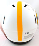 Jerome Bettis Autographed Pittsburgh Steelers F/S Lunar Speed Authentic Helmet -Beckett W Hologram *Black