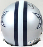 Roger Staubach Autographed Dallas Cowboys Mini Helmet w/SB MVP-Beckett W Hologram*Black