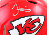 Tyreek Hill Autographed KC Chiefs F/S Speed Authentic Helmet-Beckett W Hologram *Silver Image 2