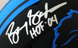 Barry Sanders Autographed Detroit Lions F/S Eclipse Speed Authentic Helmet w/2Insc.-Beckett Hologram *Silver