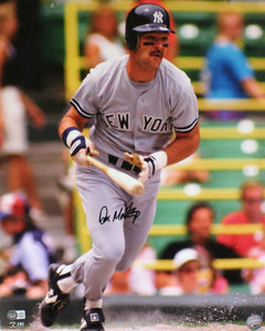 Don Mattingly Autographed NY Yankees 16x20 Grey Jersey-Beckett W