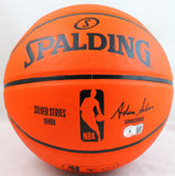 Magic Johnson Autographed Official NBA Spalding Basketball-Beckett W Hologram *Silver
