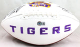 Jarvis Landry/Odell Beckham Autographed LSU Tigers Logo Football-Beckett W Holo *Black