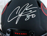 Andre Johnson Autographed Houston Texans F/S Eclipse Speed Authentic Helmet-JSA W Auth *Silver Image 2