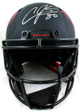 Andre Johnson Autographed Houston Texans F/S Eclipse Speed Authentic Helmet-JSA W Auth *Silver Image 3