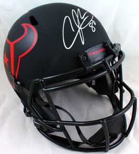 Andre Johnson Autographed Houston Texans F/S Eclipse Speed Helmet-JSA W Auth *Silver Image 1