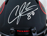 Andre Johnson Autographed Houston Texans F/S Eclipse Speed Helmet-JSA W Auth *Silver Image 2