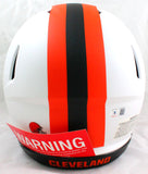 Odell Beckham Signed Cleveland Browns F/S Lunar Speed Authentic Helmet-Beckett W Hologram *Orange