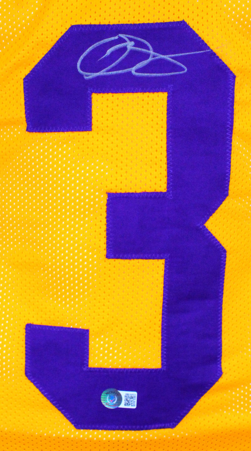  Odell Beckham Jr Autographed Purple LSU Jersey