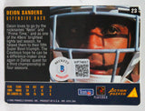 1995 Action Packed #23 Deion Sanders Auto Cowboys Autograph Beckett Witness