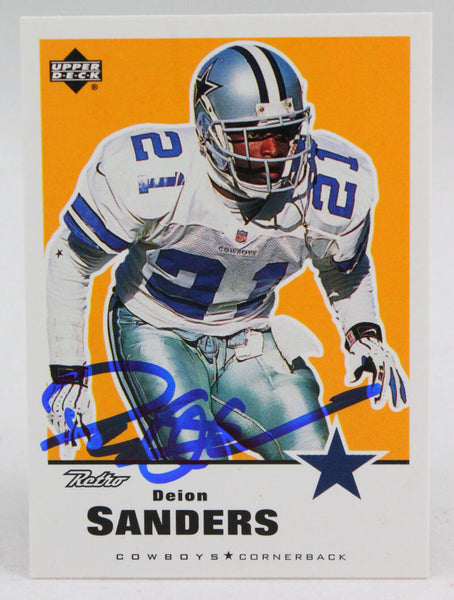 1999 Upper Deck Retro #45 Deion Sanders Dallas Cowboys Autograph Becke –  The Jersey Source