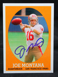 2007 Topps #16 Joe Montana San Francisco 49ers Autograph Beckett Authenticated